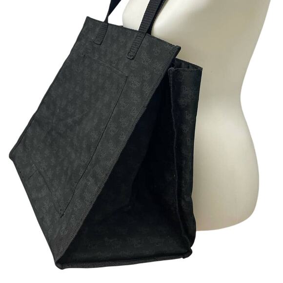 Pampered Chef Large Canvas Double Handle Organizing Tote Bag Exterior Pocket - Picture 3 of 6